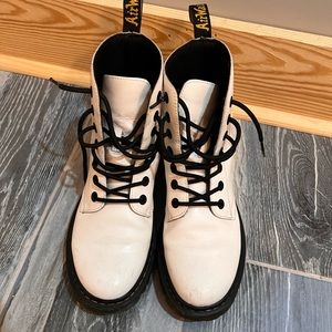 Dr. Martens White 1460 Boots